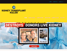 Tablet Screenshot of kidneytransplantkiller.com